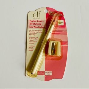 e.l.f Cosmetics long wear lip liner 1901 shade "bitter" and pencil sharpener